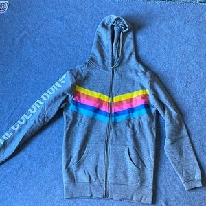 The color run zip up sweatshirt